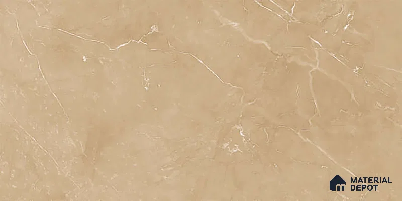 Marble Wall Tile TL 05471 C Lustra Mesa Beige 2 ft x 1 ft Ceramic Satin Finish - 9 mm | Suitable for Bathroom, Kitchen (Sample)