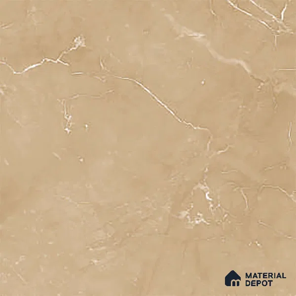 Marble Matching Floor Tile TL 05471 D Lustra Mesa Beige 1 ft x 1 ft Ceramic Antiskid Matte Finish - 9 mm | Suitable for Bathroom, Kitchen