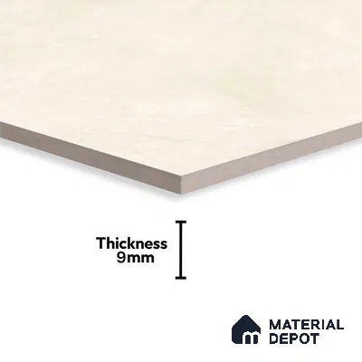 Marble Wall Tile TL 05471 Lustra Mesa Crema 2 ft x 1 ft Ceramic Satin Finish - 9 mm | Suitable for Bathroom, Kitchen