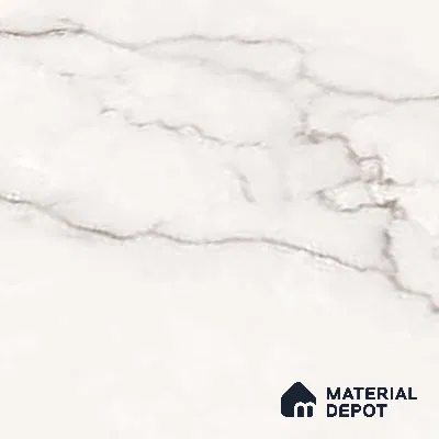 Marble Wall Tile TL 05480 Lustra Sahara Bianco 2 ft x 1 ft Ceramic Satin Finish - 9 mm | Suitable for Bathroom, Kitchen