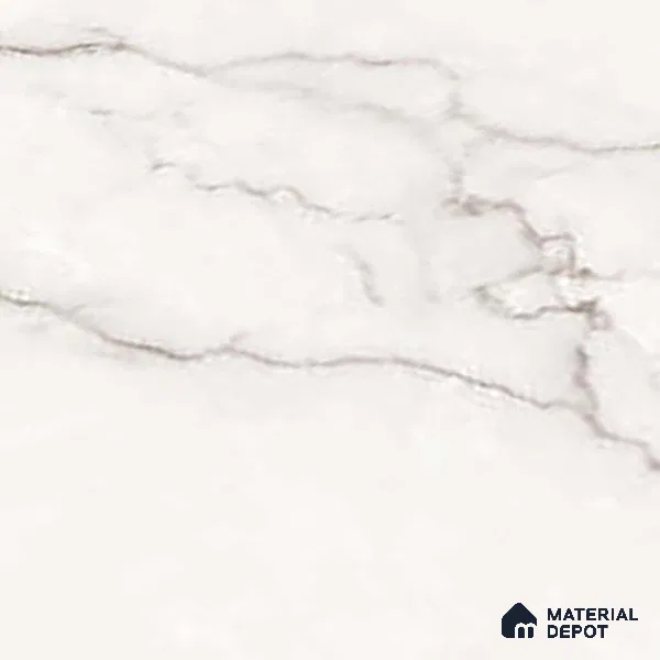 Marble Wall Tile TL 05480 Lustra Sahara Bianco 2 ft x 1 ft Ceramic Satin Finish - 9 mm | Suitable for Bathroom, Kitchen