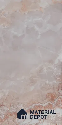 Marble Floor & Wall Tile TL 05818 F Gravier Blush Onyx 2 ft x 4 ft Vitrified Matte Finish - 9 mm | 10 Random Design | Suitable for Living Room, Bedroom, Bathroom