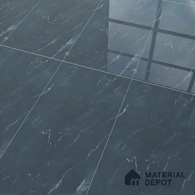 Marble Floor & Wall Tile TL 05812 C Gravier Soft Voila 2 ft x 4 ft Vitrified High Gloss Finish - 9 mm | 4 Random Design | Suitable for Living Room, Bedroom, Bathroom (Sample)
