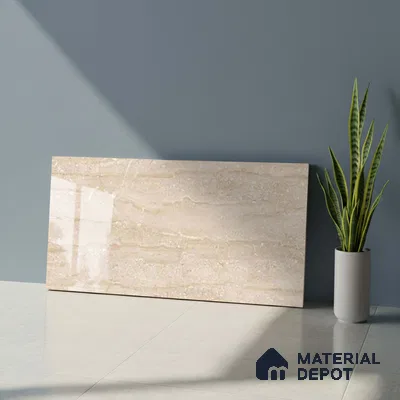Marble Wall Tile TL 05316 B Splendore Bottichino Brynx Dark 2 ft x 1 ft Ceramic Glossy Finish - 9 mm | Suitable for Kitchen, Bathroom & Balcony Walls (Sample)