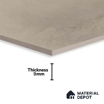 Marble Wall Tile TL 05319 Splendore Engraved Petals Light 2 ft x 1 ft Ceramic Matte Finish - 9 mm | Suitable for Kitchen, Bathroom & Balcony Walls