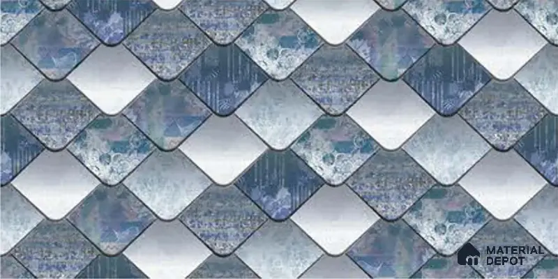 Abstract Wall Tile TL 05321 B Splendore Glacier Scala Highlighter 2 ft x 1 ft Ceramic Glossy Finish - 9 mm | Suitable for Kitchen, Bathroom & Balcony Walls