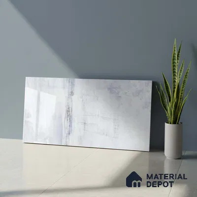 Marble Wall Tile TL 05321 Splendore Glacier Scala Light 2 ft x 1 ft Ceramic Glossy Finish - 9 mm | Suitable for Kitchen, Bathroom & Balcony Walls (Sample)