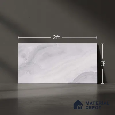 Marble Wall Tile TL 05329 C Splendore Starry Knights Dark 2 ft x 1 ft Ceramic Glossy Finish - 9 mm | Suitable for Kitchen, Bathroom & Balcony Walls