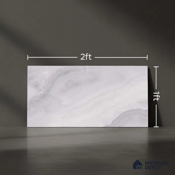 Marble Wall Tile TL 05329 C Splendore Starry Knights Dark 2 ft x 1 ft Ceramic Glossy Finish - 9 mm | Suitable for Kitchen, Bathroom & Balcony Walls