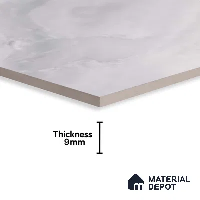 Marble Wall Tile TL 05329 C Splendore Starry Knights Dark 2 ft x 1 ft Ceramic Glossy Finish - 9 mm | Suitable for Kitchen, Bathroom & Balcony Walls