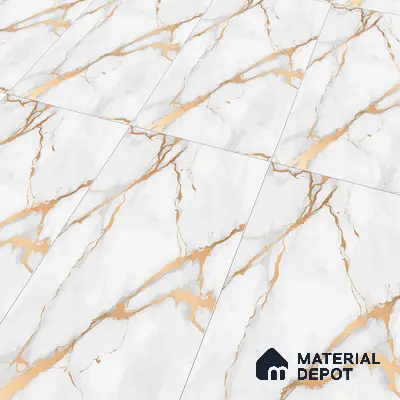 Marble Floor & Wall Tile TL 05621 Marco Golden 4 ft x 2 ft Matte Finish Vitrified Tile - 9 mm