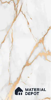 Marble Floor & Wall Tile TL 05621 Marco Golden 4 ft x 2 ft Matte Finish Vitrified Tile - 9 mm