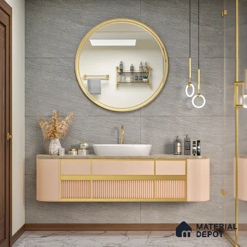 Stone Floor & Wall Tile | TL 00758 Brave Dolphin 4 ft x 2 ft Matte Finish Full Body Vitrified Tile - 9 mm | Suitable For Living Room, Bedroom, Bathroom