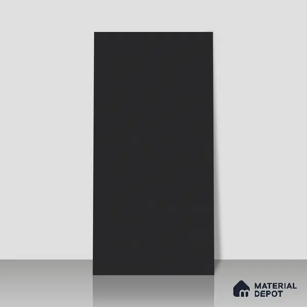 Stone Floor & Wall Tile | TL 00776 Charcoal Black 4 ft x 2 ft Matte Finish Full Body Vitrified Tile - 9 mm | Suitable For Living Room, Bedroom, Bathroom