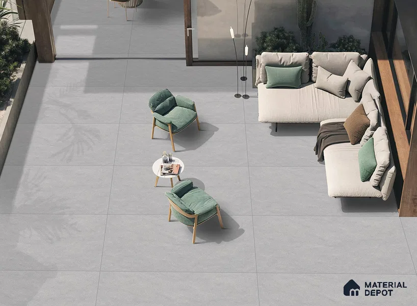 TL 00882 Dolphin 600x600 mm Matte Finish Full Body Vitrified Floor & Wall Tile - 9 mm
