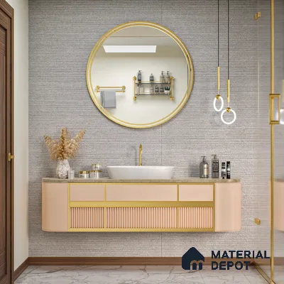 Stone Floor & Wall Tile | TL 00755 Dolphin Linia 4 ft x 2 ft Punch Matte Finish Full Body Vitrified Tile - 9 mm | Suitable For Living Room, Bedroom, Bathroom