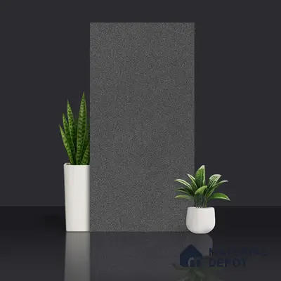 Stone Floor & Wall Tile | TL 00756 Graphite 4 ft x 2 ft Matte Finish Full Body Vitrified Tile - 9 mm | Suitable For Living Room, Bedroom, Bathroom