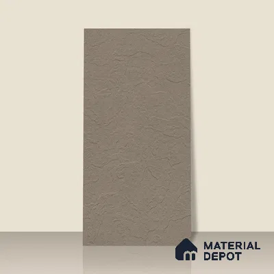 Stone Floor & Wall Tile | TL 00763 Mushroom Stone 4 ft x 2 ft Punch Matte Finish Full Body Vitrified Tile - 9 mm | Suitable For Living Room, Bedroom, Bathroom