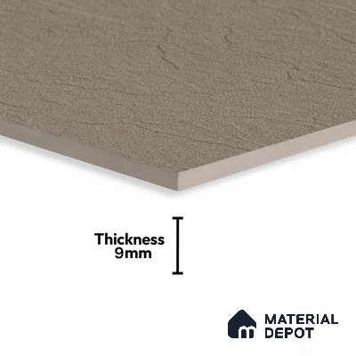 Stone Floor & Wall Tile | TL 00763 Mushroom Stone 4 ft x 2 ft Punch Matte Finish Full Body Vitrified Tile - 9 mm | Suitable For Living Room, Bedroom, Bathroom