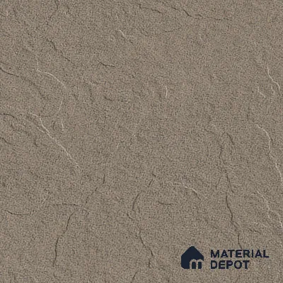 Stone Floor & Wall Tile | TL 00763 Mushroom Stone 4 ft x 2 ft Punch Matte Finish Full Body Vitrified Tile - 9 mm | Suitable For Living Room, Bedroom, Bathroom