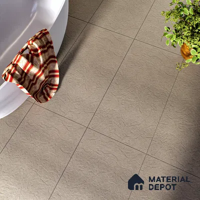 Stone Floor & Wall Tile | TL 00763 Mushroom Stone 4 ft x 2 ft Punch Matte Finish Full Body Vitrified Tile - 9 mm | Suitable For Living Room, Bedroom, Bathroom