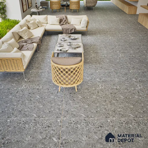 Stone Floor & Wall Tile | TL 00759 Norr Dolphin 4 ft x 2 ft Matte Finish Full Body Vitrified Tile - 9 mm | Suitable For Living Room, Bedroom, Bathroom