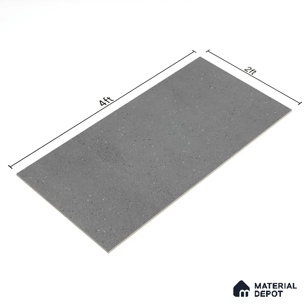 Stone Floor & Wall Tile | TL 00757 Papier Dolphin 4 ft x 2 ft Matte Finish Full Body Vitrified Tile - 9 mm | Suitable For Living Room, Bedroom, Bathroom (Sample)