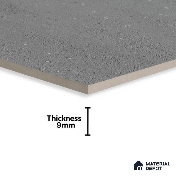 Stone Floor & Wall Tile | TL 00757 Papier Dolphin 4 ft x 2 ft Matte Finish Full Body Vitrified Tile - 9 mm | Suitable For Living Room, Bedroom, Bathroom (Sample)