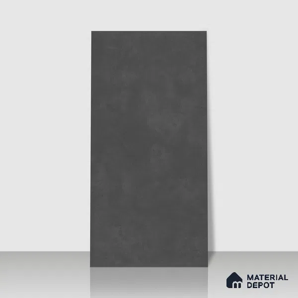 Cement Floor & Wall Tile | TL 00771 Raw Slate Grey 4 ft x 2 ft Matte Finish Full Body Vitrified Tile - 9 mm | Suitable For Living Room, Bedroom, Bathroom