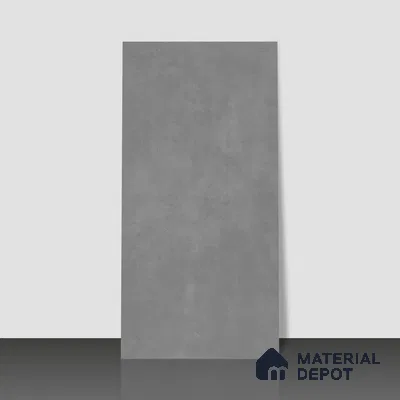 Stone Floor & Wall Tile | TL 00772 Raw Steel Grey 4 ft x 2 ft Matte Finish Full Body Vitrified Tile - 9 mm | Suitable For Living Room, Bedroom, Bathroom (Sample)
