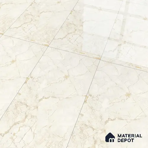 Marble Floor & Wall Tile TL 02206 Marine Beige 4 ft x 2 ft Glossy Finish Vitrified Tile - 9 mm (Random 5)