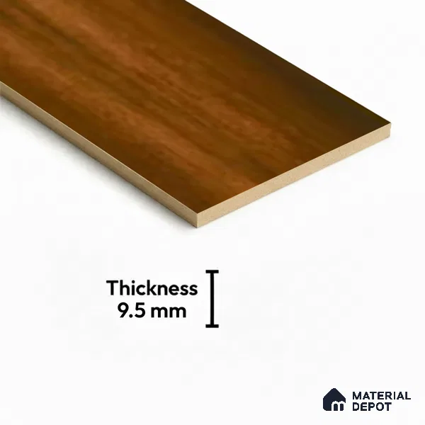 TL 02988 Marrone Brown 39 x 8 inch Matte Finish Porcelain Floor & Wall Plank Tile - 9.5 mm | 2-3 mm Spacer is Mandatory