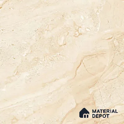 TL 02926 Marshmallow Cream 2 ft x 2 ft Glossy Finish Vitrified Floor & Wall Tile - 9.5 mm