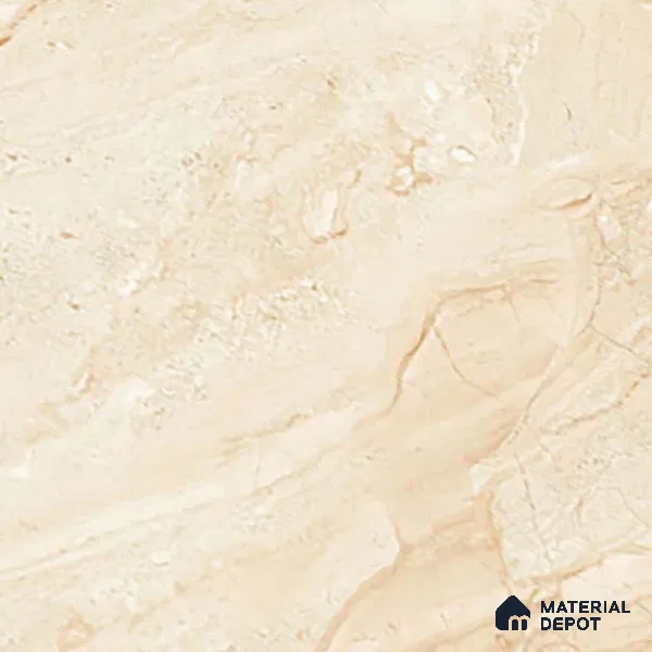 TL 02926 Marshmallow Cream 2 ft x 2 ft Glossy Finish Vitrified Floor & Wall Tile - 9.5 mm