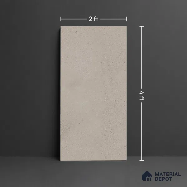 Stone Floor & Wall Tile TL 04457 Massive Thunder Stone 4 ft x 2 ft Digital Punch Matte Finish Vitrified Tile - 9 mm | 4 Random Design | Suitable For Living Room, Bedroom, Bathroom (Sample)