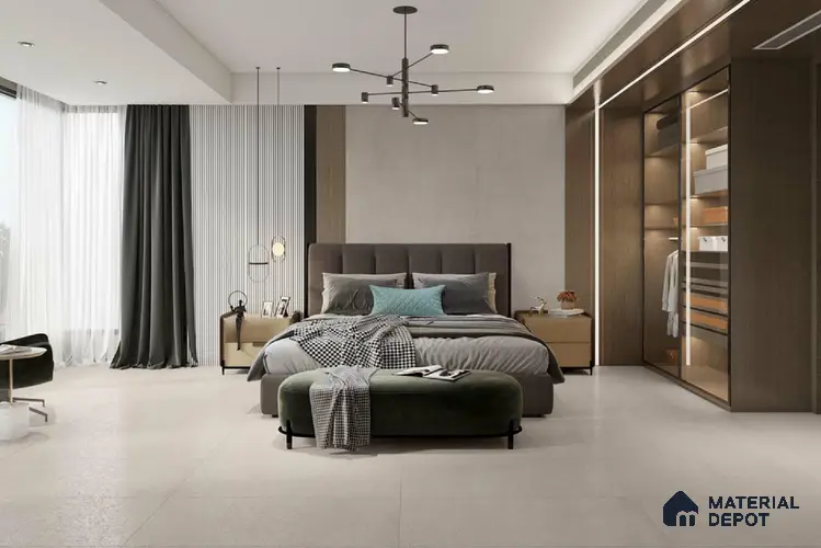 Stone Floor & Wall Tile TL 04457 Massive Thunder Stone 4 ft x 2 ft Digital Punch Matte Finish Vitrified Tile - 9 mm | 4 Random Design | Suitable For Living Room, Bedroom, Bathroom
