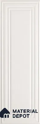 Plain Wall Tile TL 12871 D White Wainscot 3 ft x 1 ft Matte Finish Ceramic Tile - 9 mm