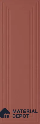 Plain Wall Tile TL 12871 B Bordeaux Red Wainscot 3 ft x 1 ft Matte Finish Ceramic Tile - 9 mm
