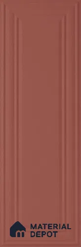 Plain Wall Tile TL 12871 B Bordeaux Red Wainscot 3 ft x 1 ft Matte Finish Ceramic Tile - 9 mm