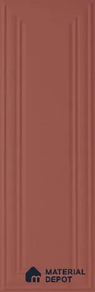 Plain Wall Tile TL 12871 B Bordeaux Red Wainscot 3 ft x 1 ft Matte Finish Ceramic Tile - 9 mm