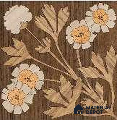 Wood Floor & Wall Tile TL 12858 D Dennis 8 x 8 inch Matte Finish Porcelain Tile - 9 mm