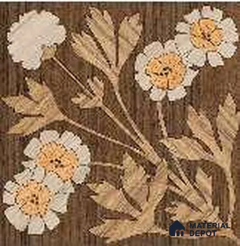 Wood Floor & Wall Tile TL 12858 D Dennis 8 x 8 inch Matte Finish Porcelain Tile - 9 mm
