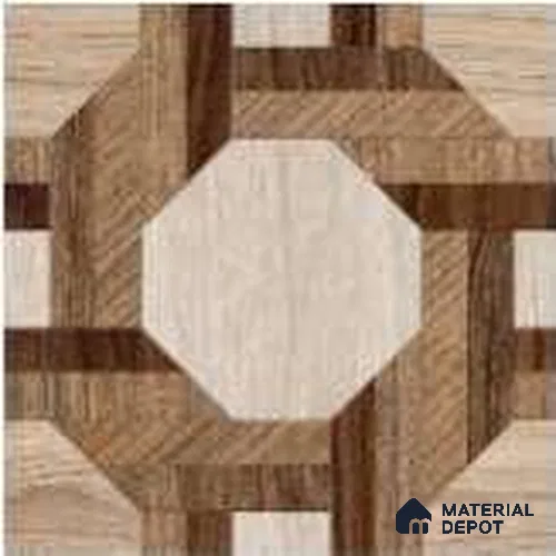 Wood Floor & Wall Tile TL 12858 E Bruno 8 x 8 inch Matte Finish Porcelain Tile - 9 mm