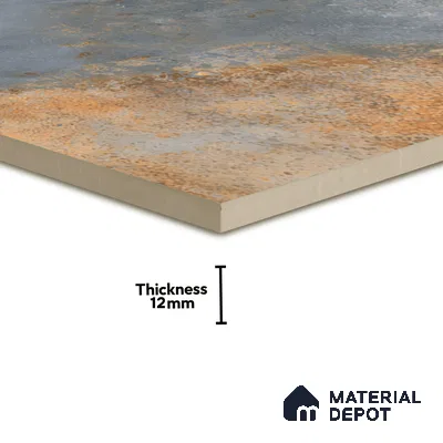 TL 07595 Jaspero Greck 16 x 16 inch Anti Skid Matte Finish Vitrified Floor Tile - 12 mm (6 Random Designs) | Pattern Alignment May Vary | 2-3 mm Spacer is Mandatory