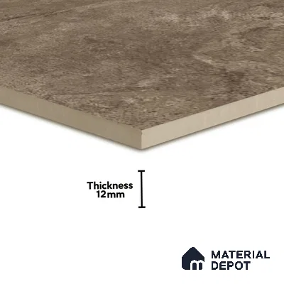 TL 07594 Glitter Rust 16 x 16 inch Anti Skid Matte Finish Vitrified Floor Tile - 12 mm (6 Random Designs) | Pattern Alignment May Vary | 2-3 mm Spacer is Mandatory