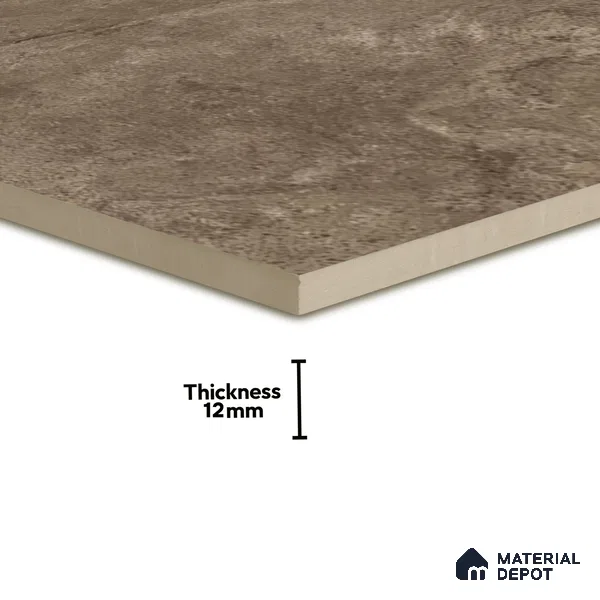 TL 07594 Glitter Rust 16 x 16 inch Anti Skid Matte Finish Vitrified Floor Tile - 12 mm (6 Random Designs) | Pattern Alignment May Vary | 2-3 mm Spacer is Mandatory