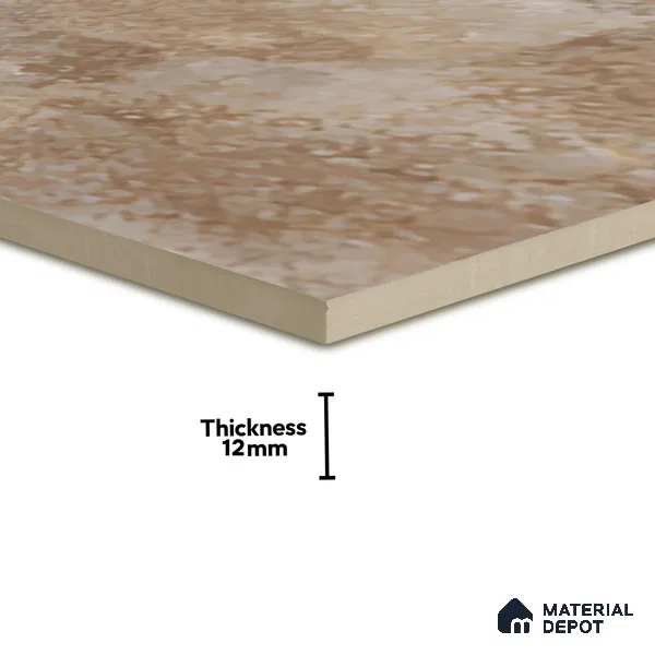 TL 07600 B Fade Brown 16 x 16 inch Anti Skid Matte Finish Vitrified Floor Tile - 12 mm | Pattern Alignment May Vary | 2-3 mm Spacer is Mandatory