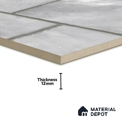 TL 07596 Uno Greck 16 x 16 inch Anti Skid Matte Finish Vitrified Floor Tile - 12 mm (4 Random Designs) | Pattern Alignment May Vary | 2-3 mm Spacer is Mandatory