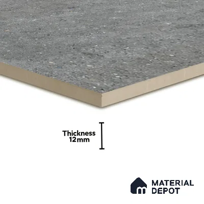 TL 07593 B Beola Grey 16 x 16 inch Anti Skid Matte Finish Vitrified Floor Tile - 12 mm (6 Random Designs) | Pattern Alignment May Vary | 2-3 mm Spacer is Mandatory