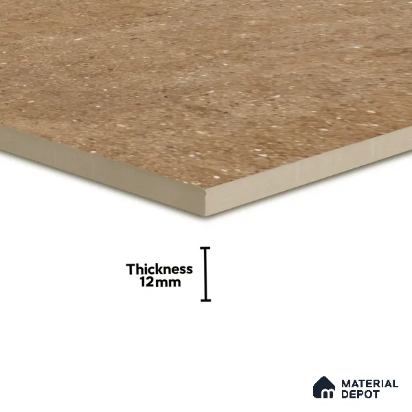 TL 07593 Beola Sahara 16 x 16 inch Anti Skid Matte Finish Vitrified Floor Tile - 12 mm (6 Random Designs) | Pattern Alignment May Vary | 2-3 mm Spacer is Mandatory
